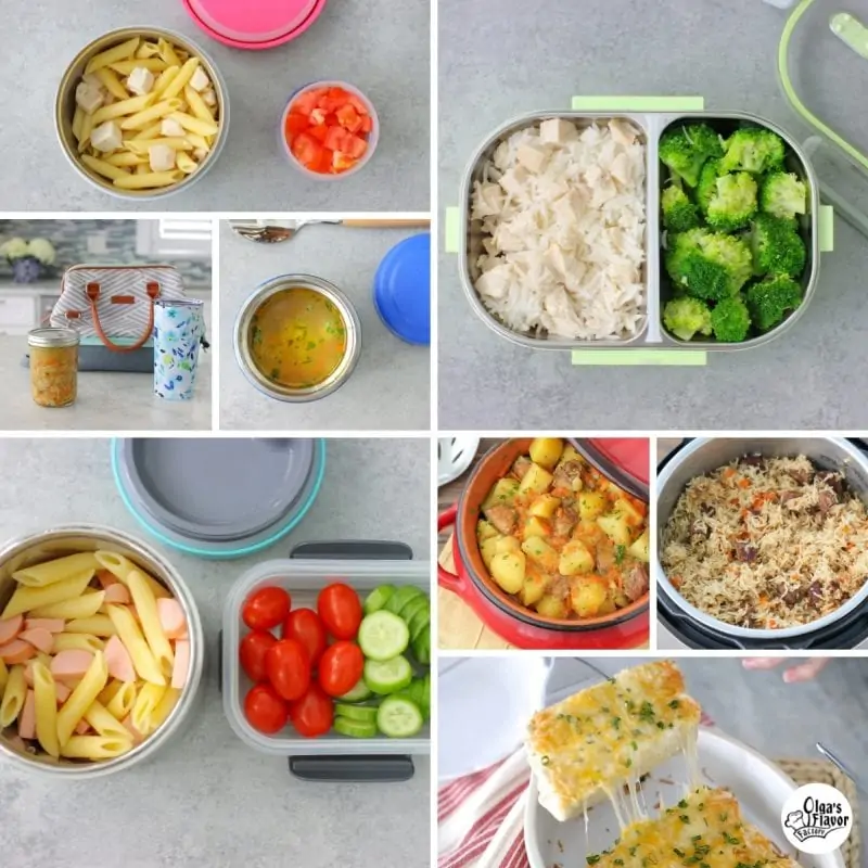 How to pack hot lunch for school. Thermos containers linked in my #bac, school lunch idea