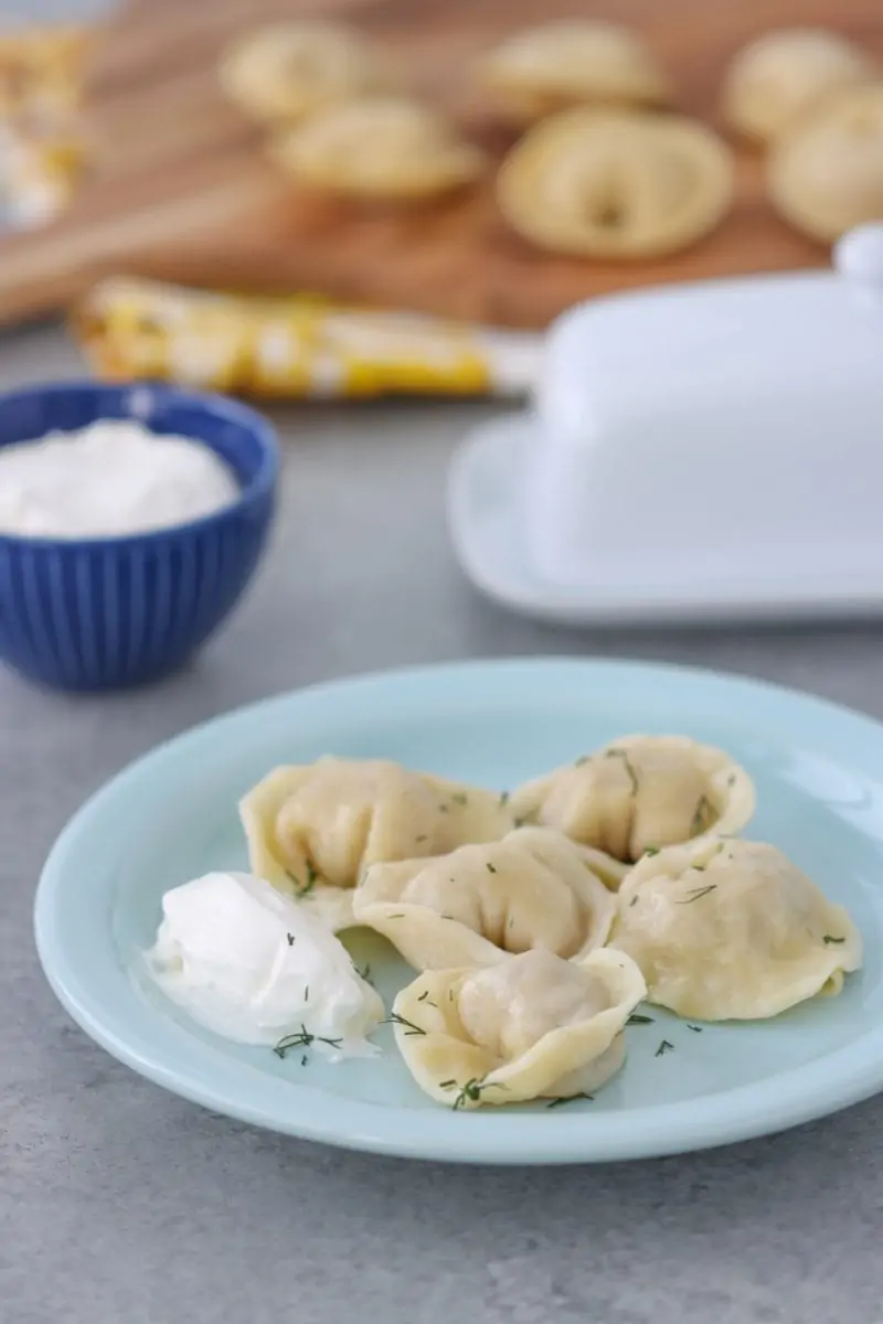 Russian Pelmeni
meat filled dumplings