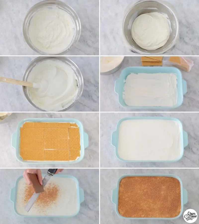 How to make graham cracker cake, easy no bake cake tutorial