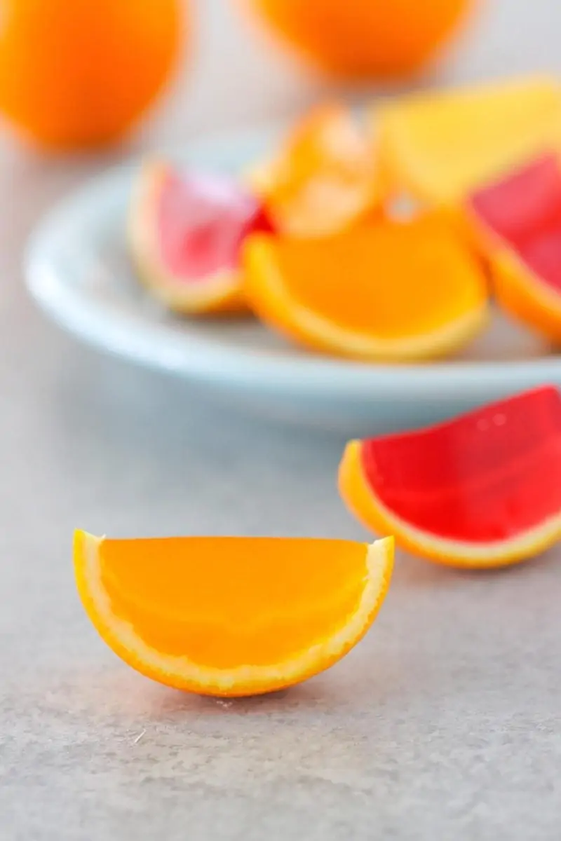 Orange Jello Slices