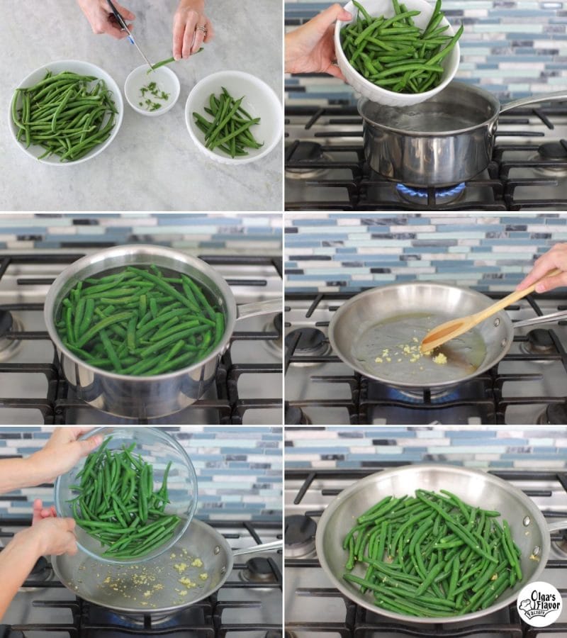 How to make sauteed green beans with garlic
