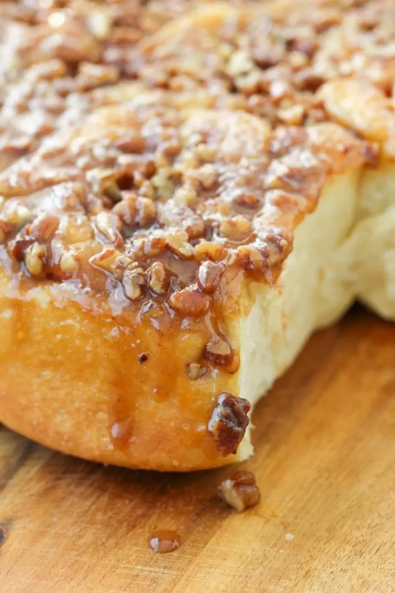 Pecan Sticky Buns
The topping is so gooey, caramely and delicious, perfectly pairing with the crunchy pecans. 