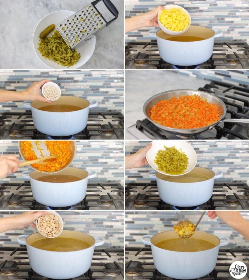 How to make Dill Pickle Soup tutorial