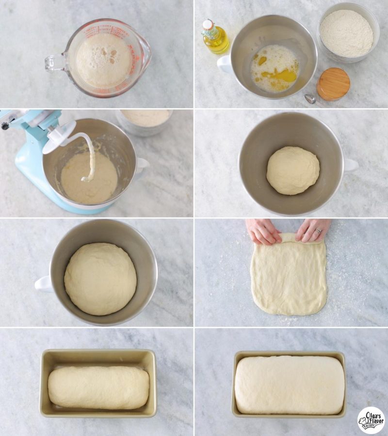 How to make homemade bread step by step tutorial. 