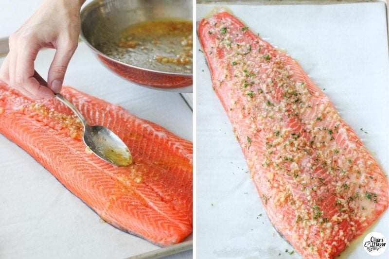 Baked steelhead trout recipe