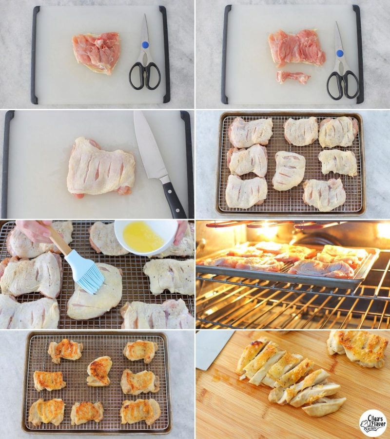 How to make baked teriyaki chicken using the broiled in your oven, step by step tutorial. 