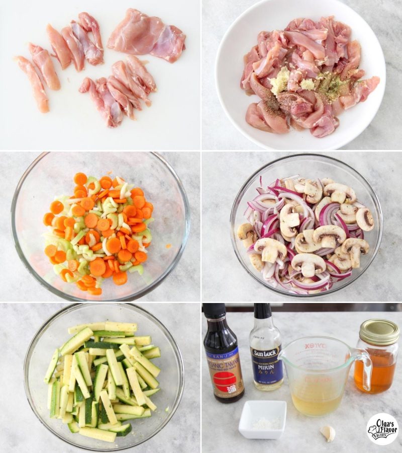 Ingredients For Chicken Sheet Pan Dinner 