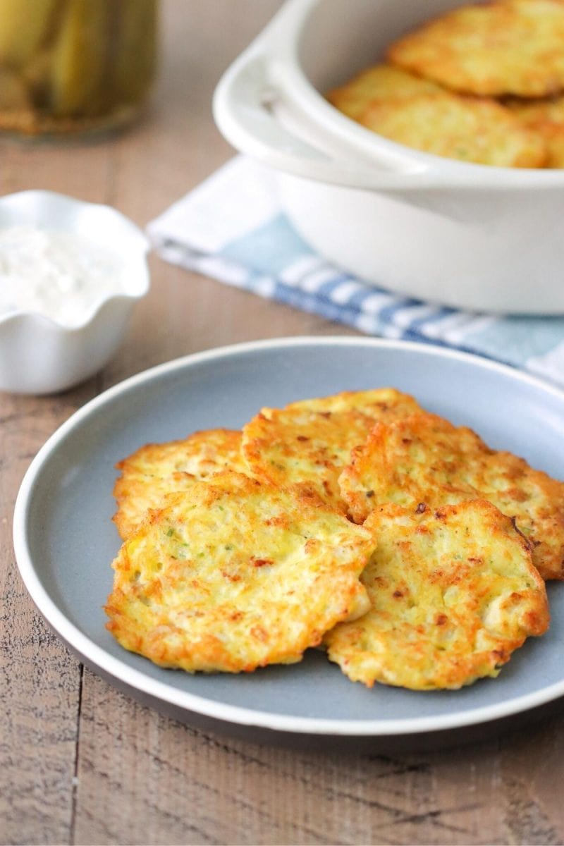 Chicken and Potato Fritters - such a delicious chicken dinner made with chicken, potato and onion. 