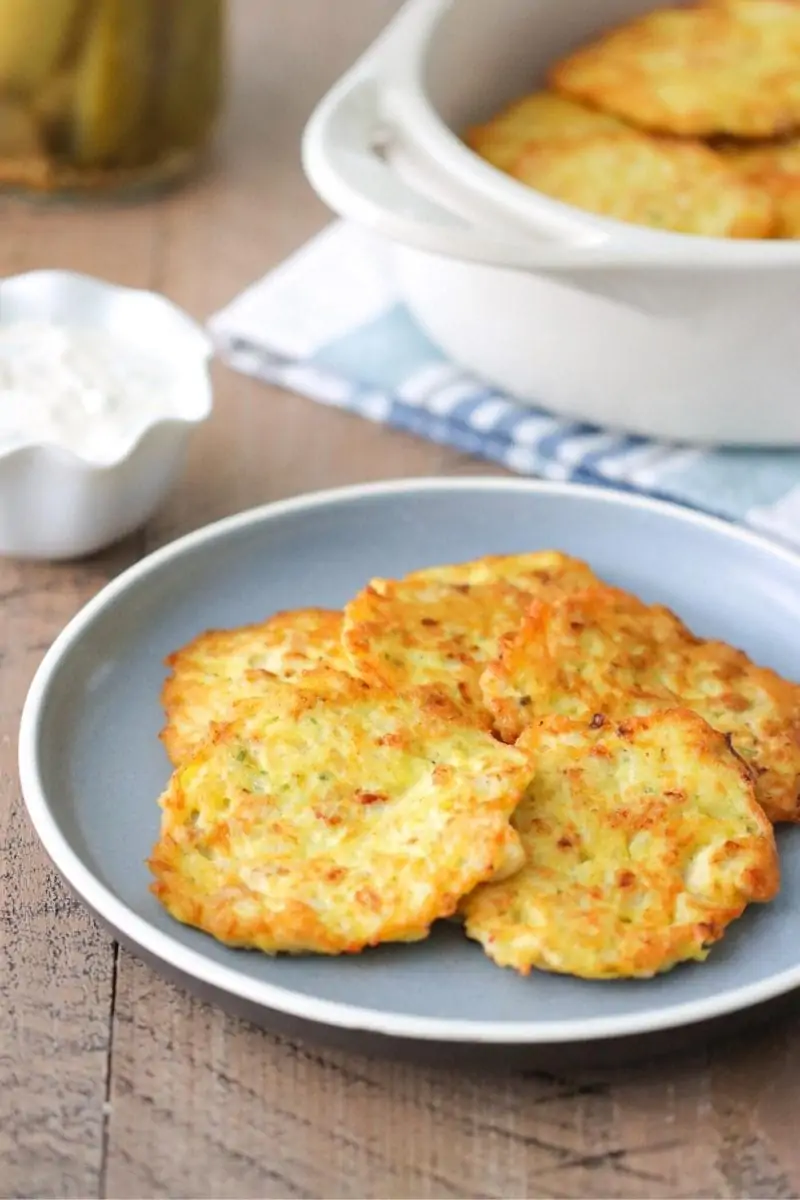 Chicken and Potato Fritters - such a delicious chicken dinner made with chicken, potato and onion. 