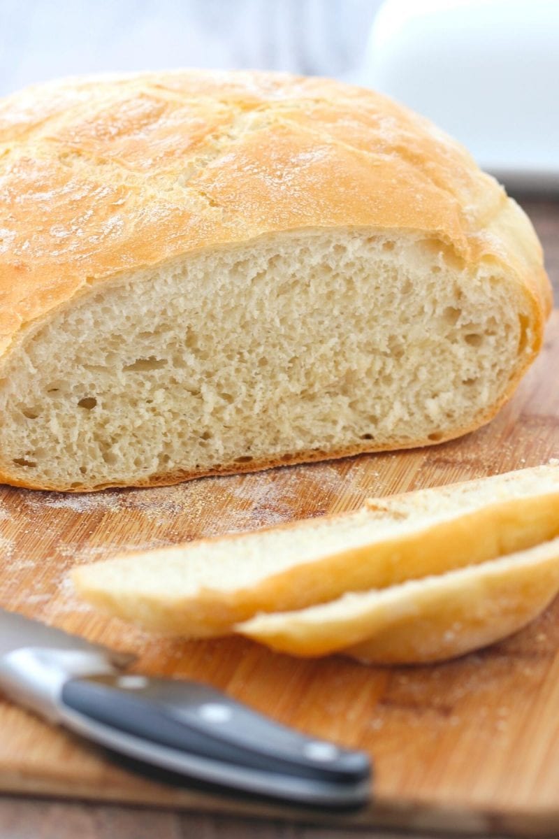 Crusty No Knead Bread easy recipe