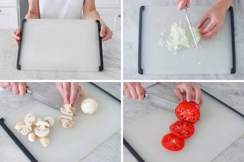 Plastic cutting boards and various ways to use them. 