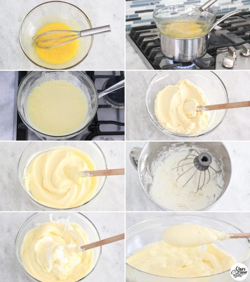 How to make custard mascarpone filling for Homemade Tiramisu tutorial