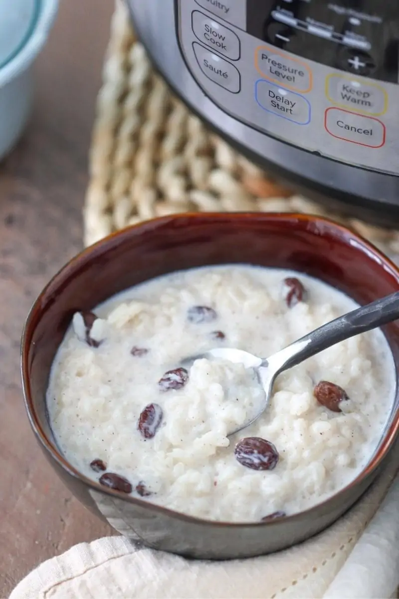 Best Instant Pot Rice Pudding Recipe - Ninja Foodi Rice Pudding