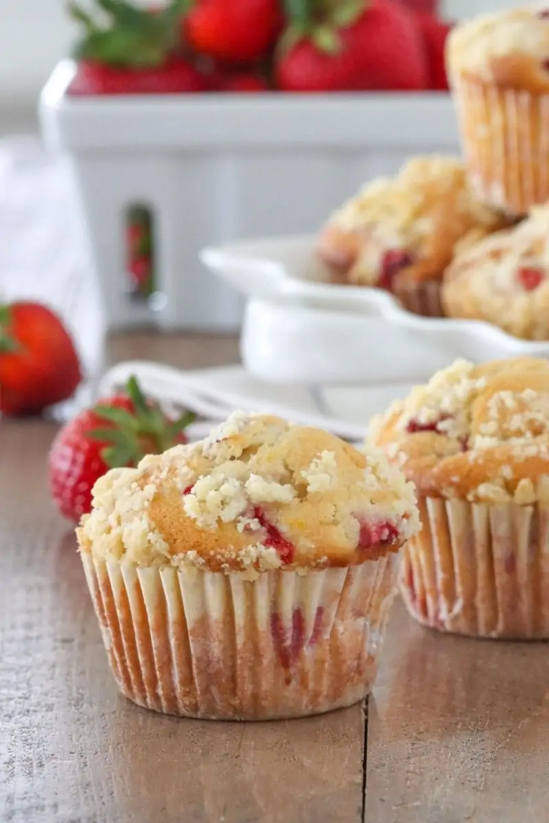 Strawberry Orange Muffins