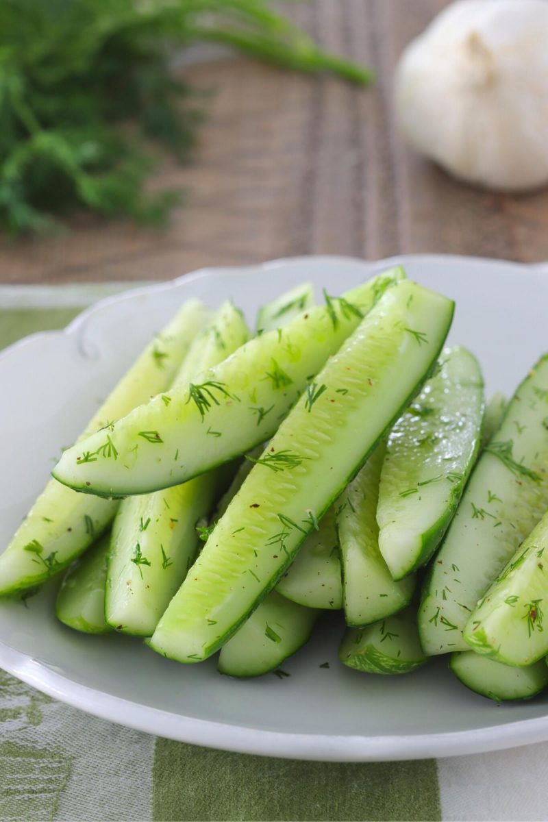 Garlic Dill Cucumbers