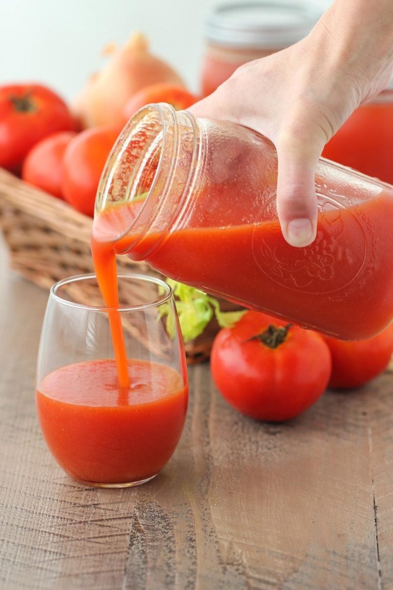Homemade Tomato Vegetable Juice