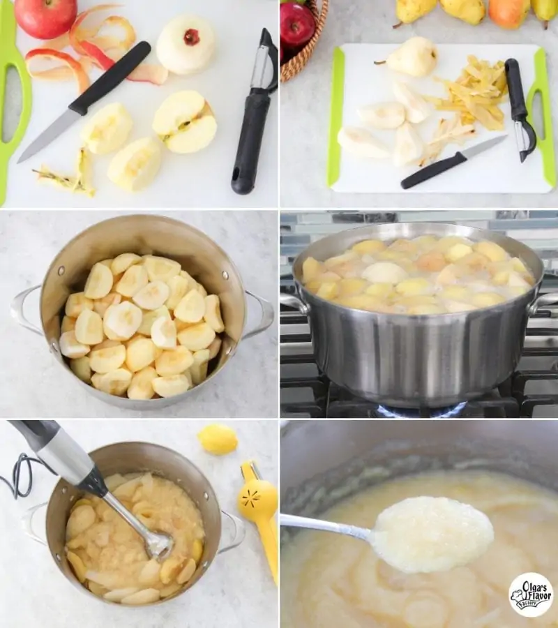 How to make homemade applesauce tutorial 
How to make apple pear sauce