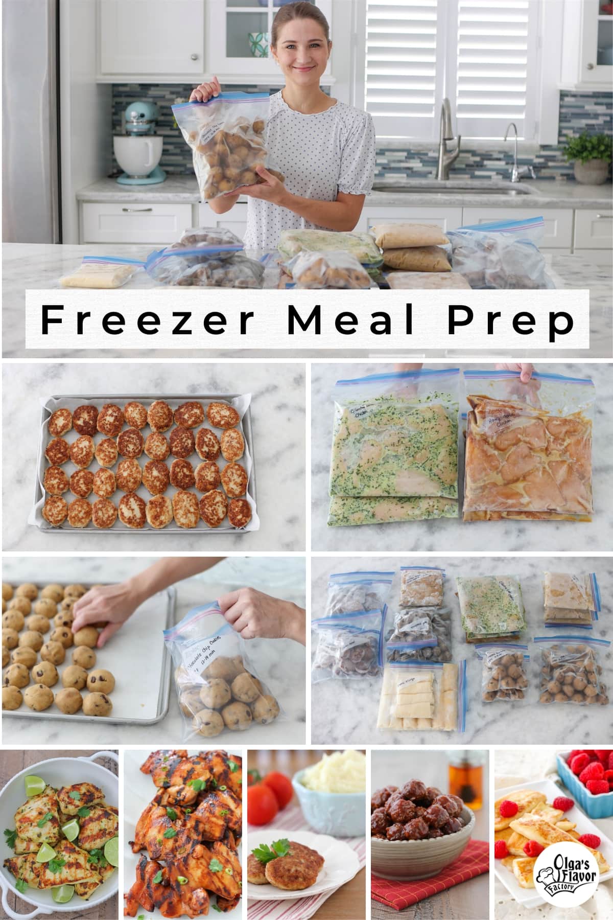 Freezer Meal Prep - Olga's Flavor Factory