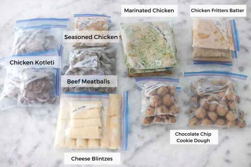 Freezer meal prep ideas