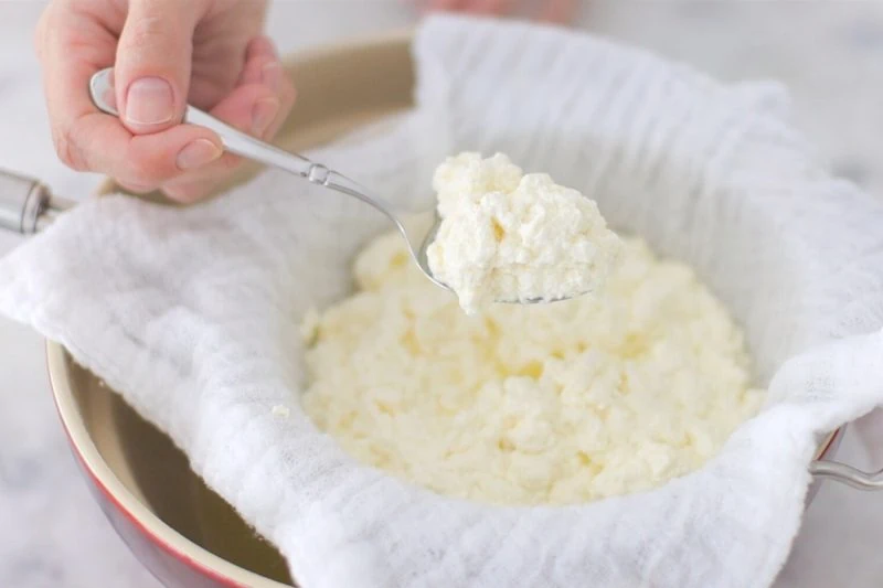 Homemade Ricotta cheese