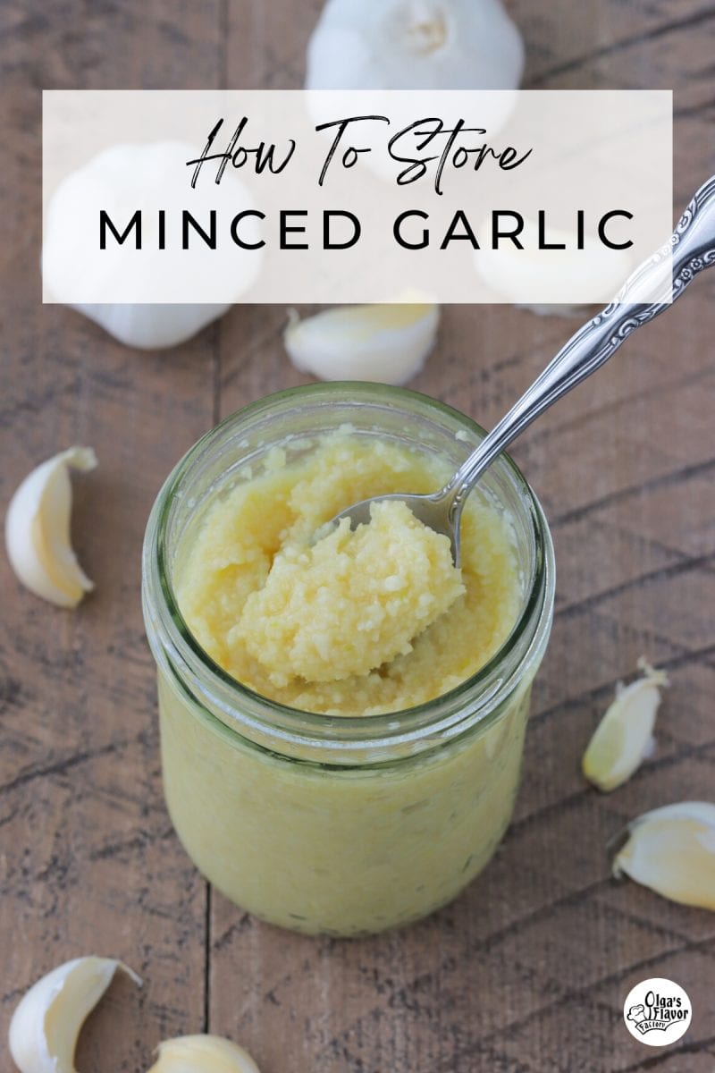 How to Mince and Freeze Garlic