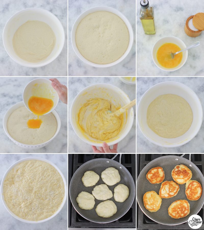 How to make yeast pancakes