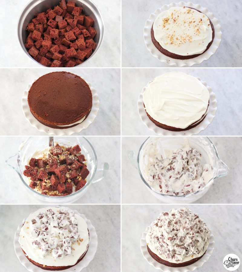How to Assemble Chocolate Volcano Cake