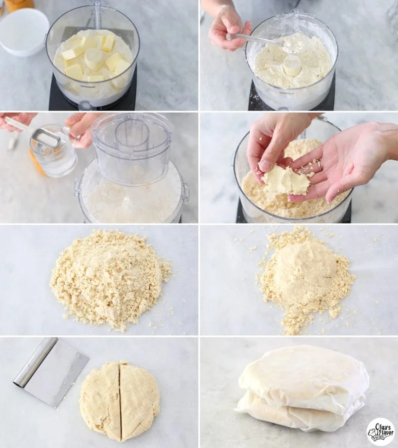 How to make homemade pie crust food processor tutorial.