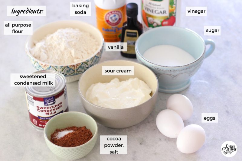 Ingredients For Chocolate Volcano Cake