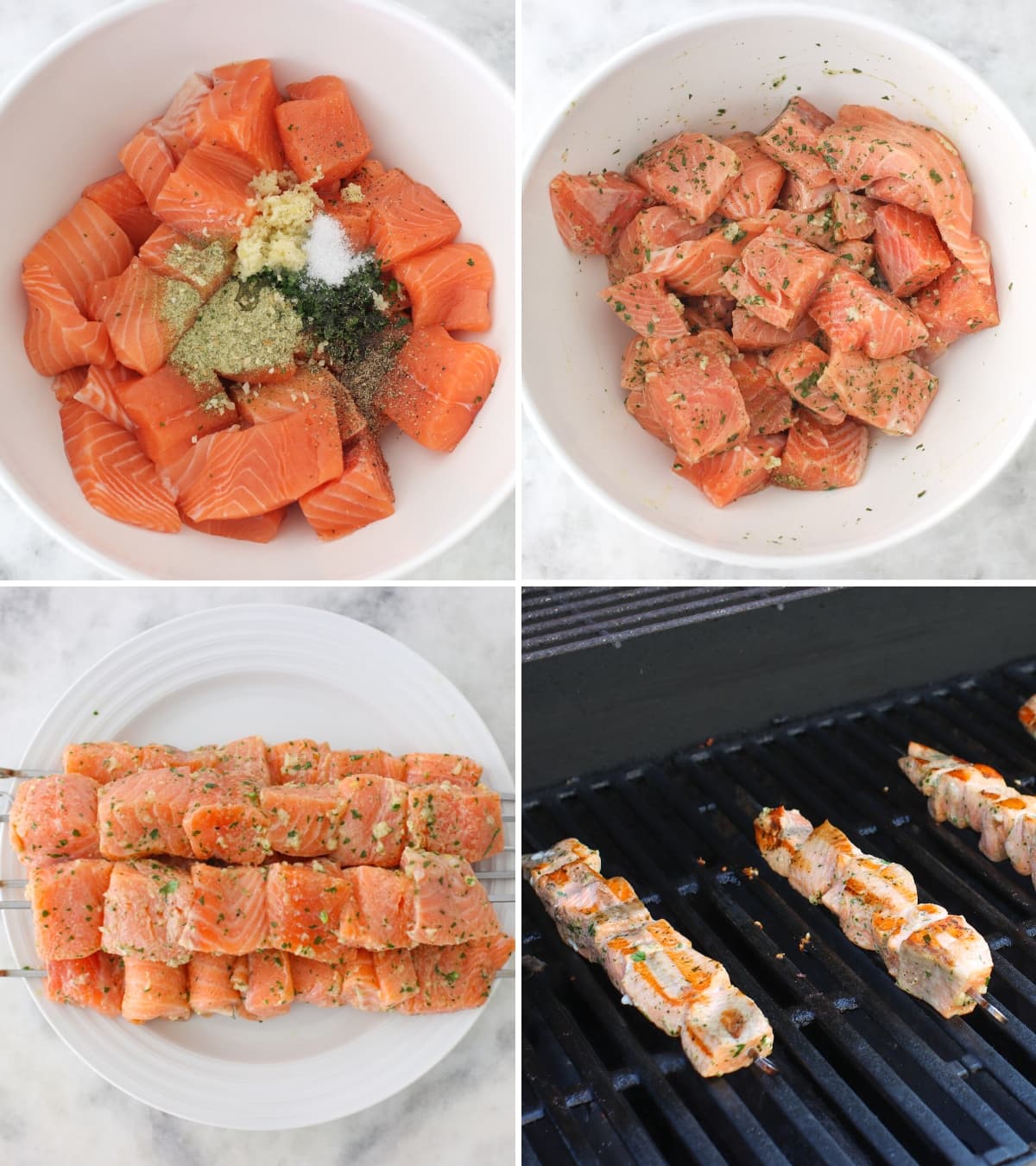 HowtomakeGrilledSalmonKabobs Olga's Flavor Factory