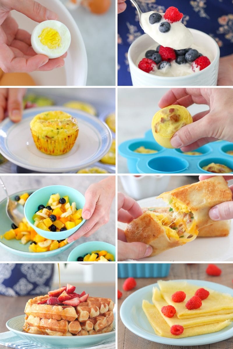 Easy healthy breakfast ideas for kids that the whole family will love - make ahead and meal prep options