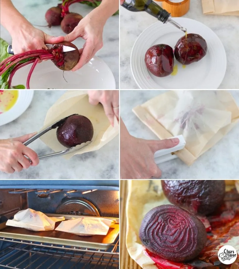 How to roast beets in the oven tutorial
