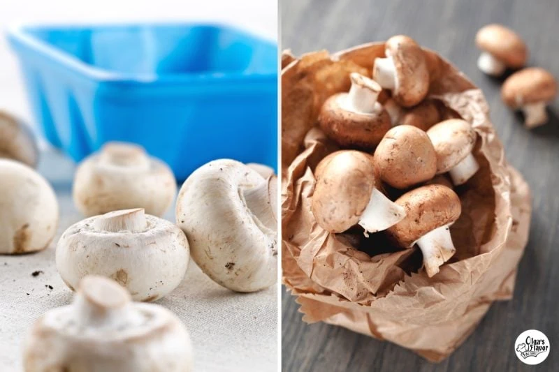 How to store whole mushrooms - in a paper bag instead of the store container