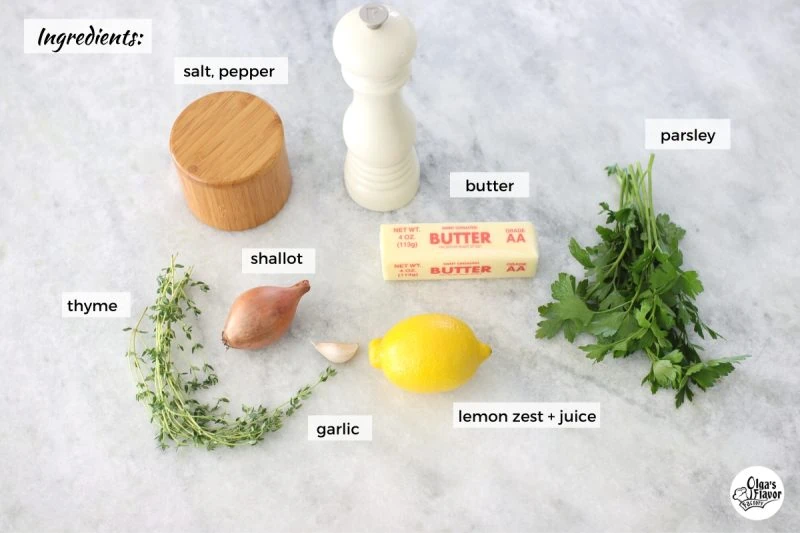 Ingredients For Flavored Butter