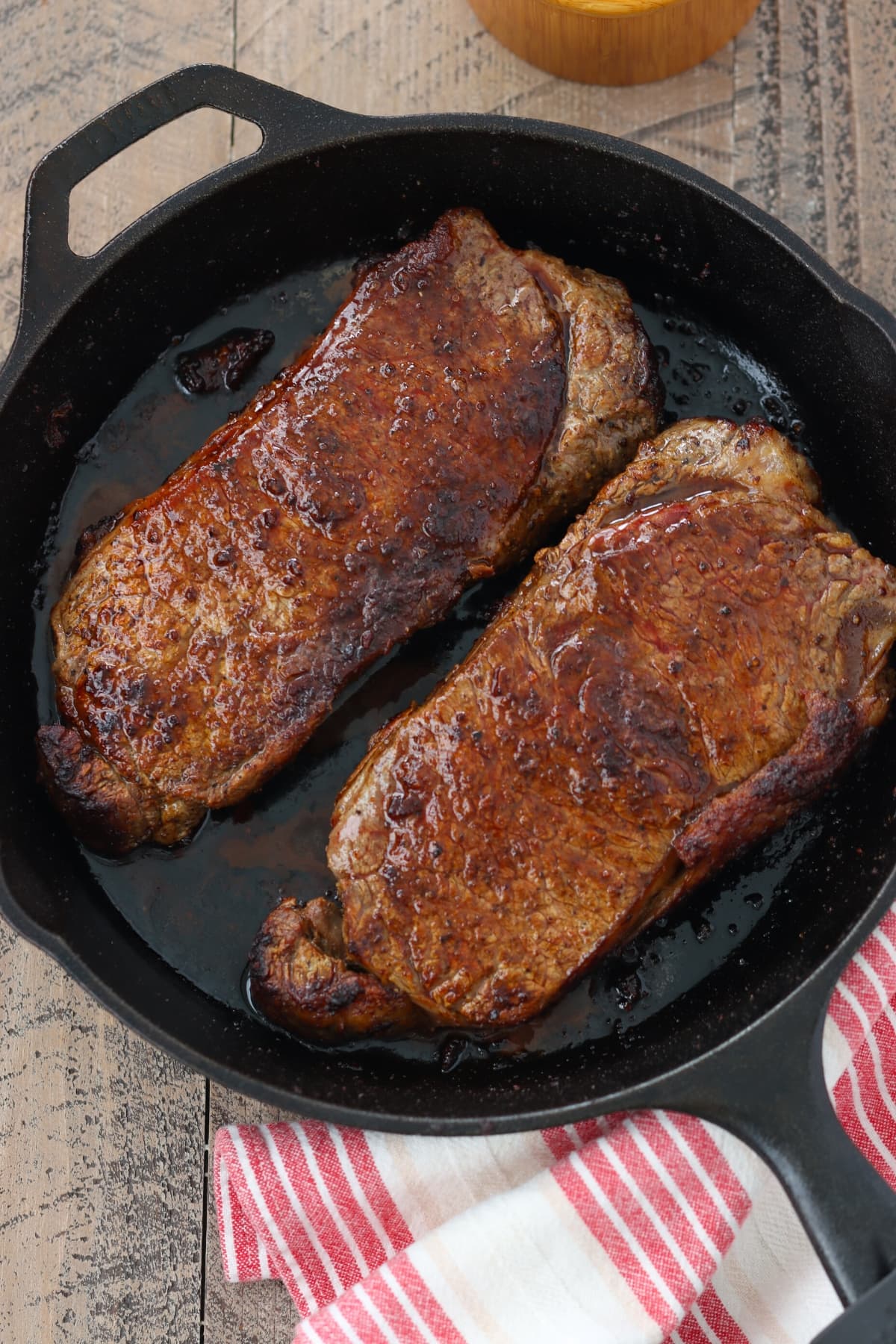 How To Cook Steak in Cast Iron - Olga's Flavor Factory