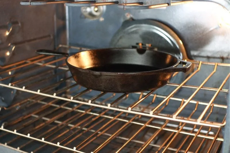 How to season a cast iron pan for the first time in the oven