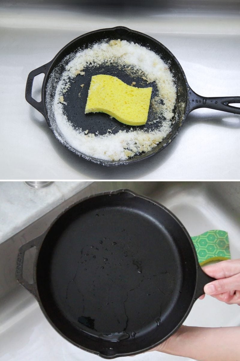 How to Clean and Season a Cast-Iron Pan