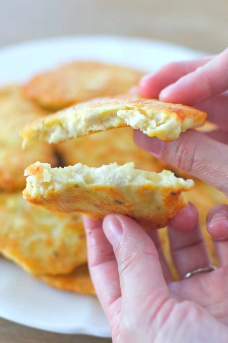 Chicken Fritters close up