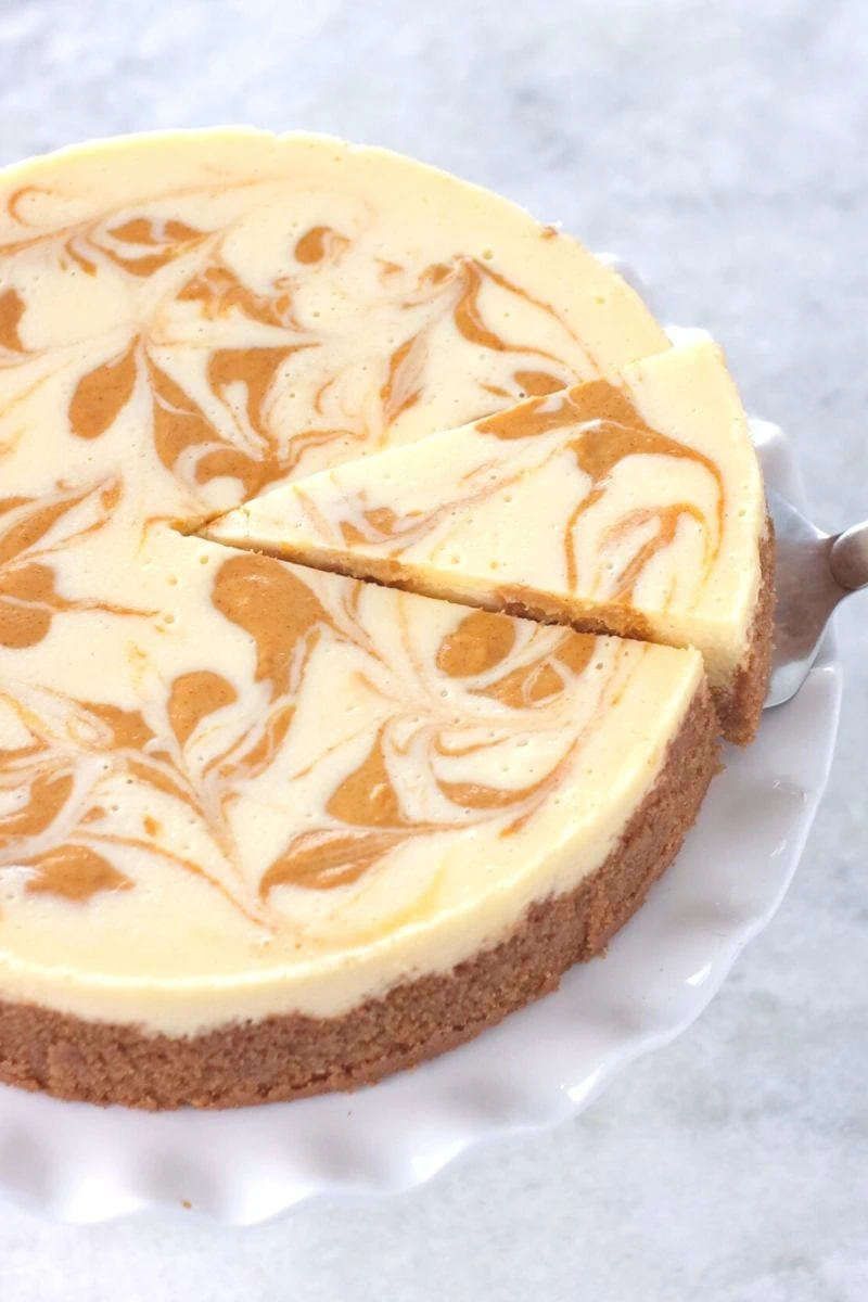 Pumpkin Swirl Cheesecake