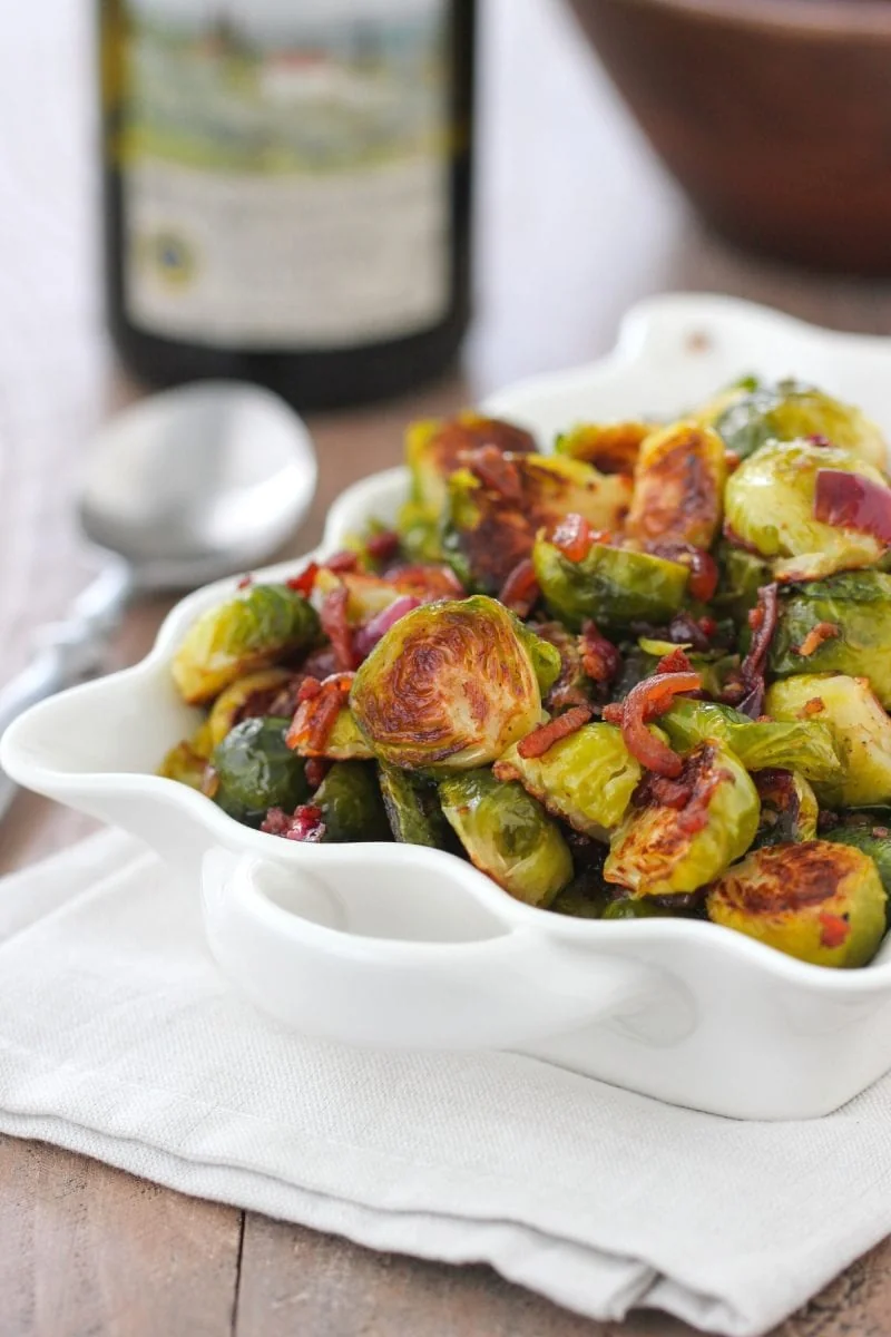 Roasted Brussels Sprouts With Bacon