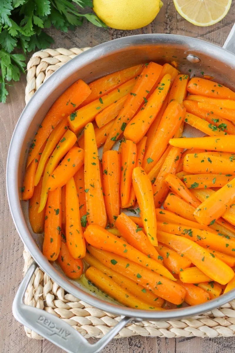 Sauteed Carrots with parsley