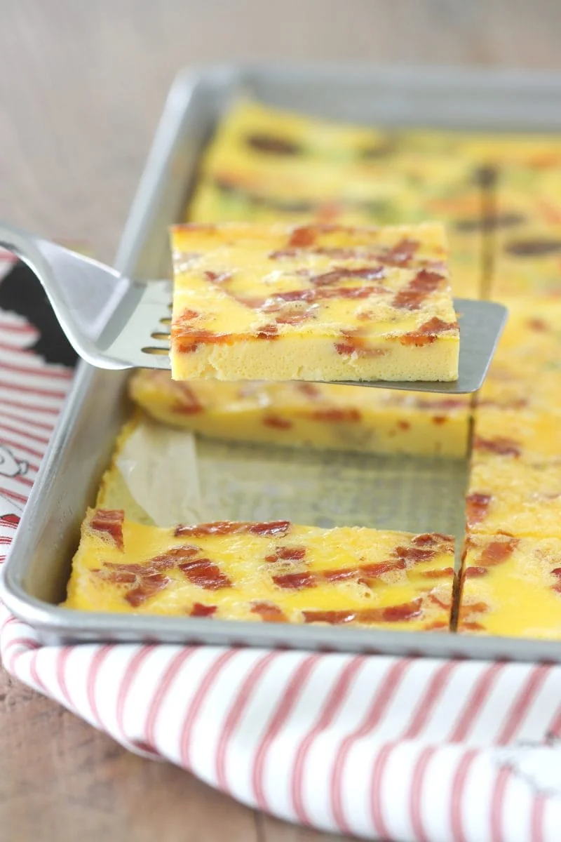 Sheet Pan Eggs 
(Oven Baked Omelet)