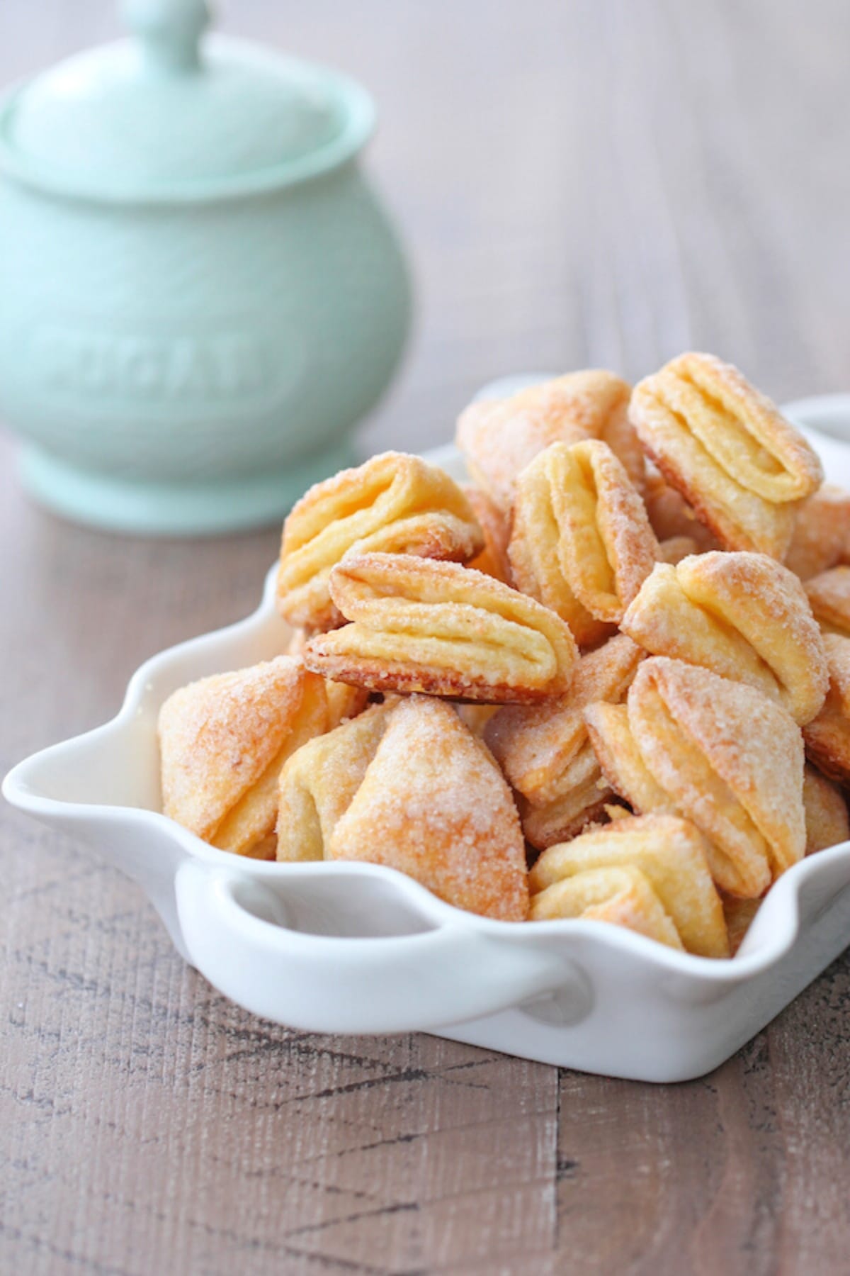 Soft Farmer's Cheese Cookies on a serving plate.