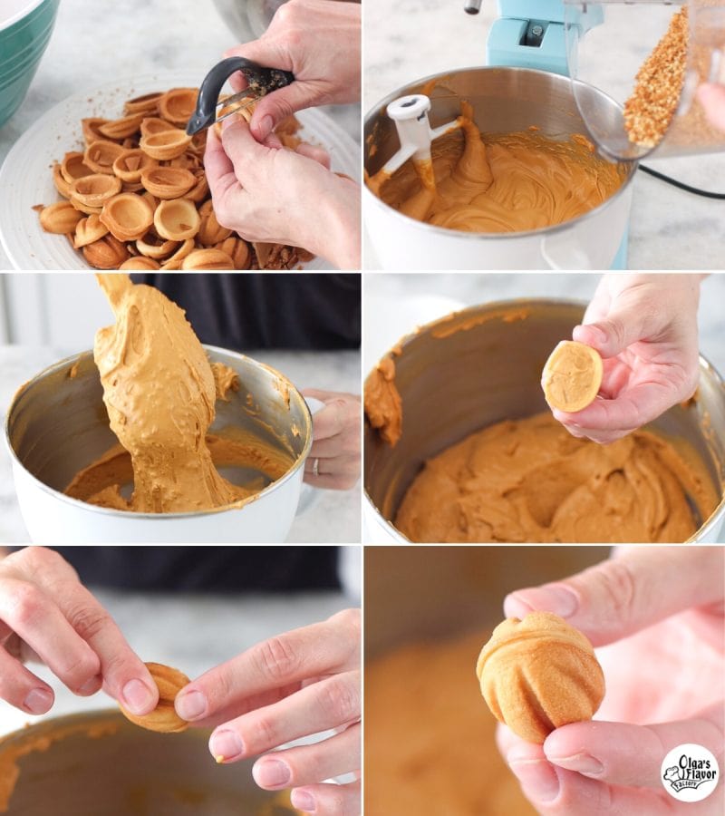 How to make Oreshki 
Assembling and filling Oreshki