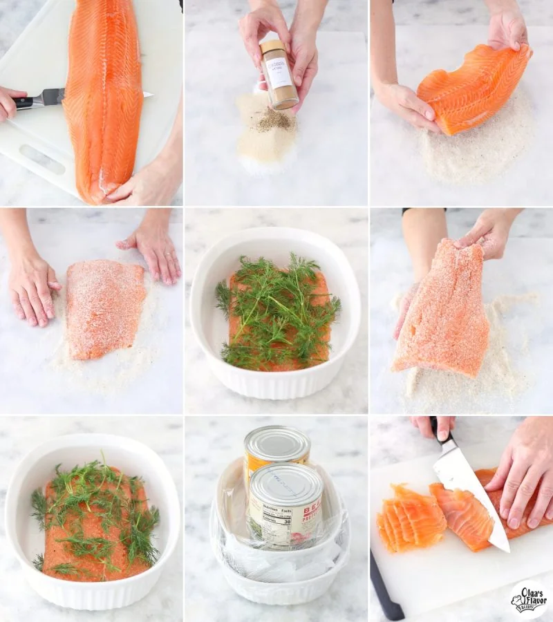 How to make Salmon Gravlax tutorial