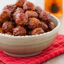 Honey Garlic Glazed Meatballs-image