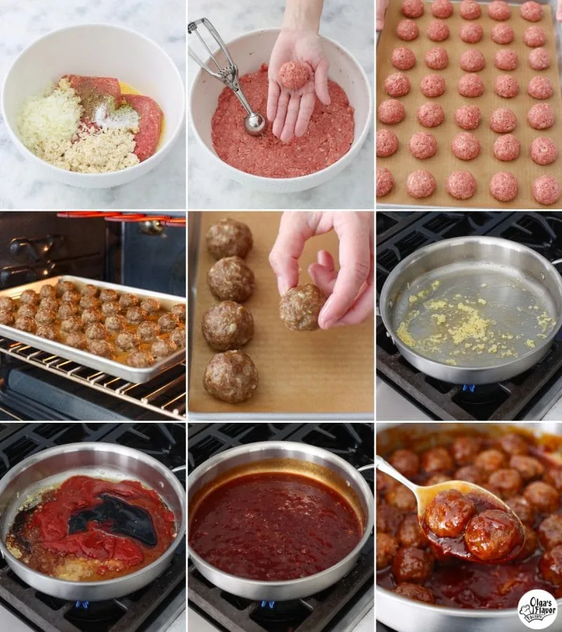 How to make honey garlic meatballs tutorial