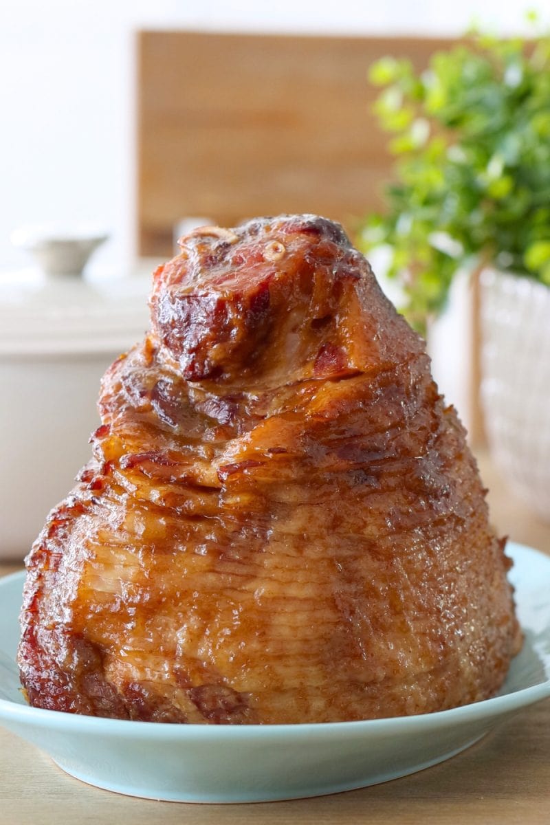 How to bake a spiral sliced ham (fig glaze)
