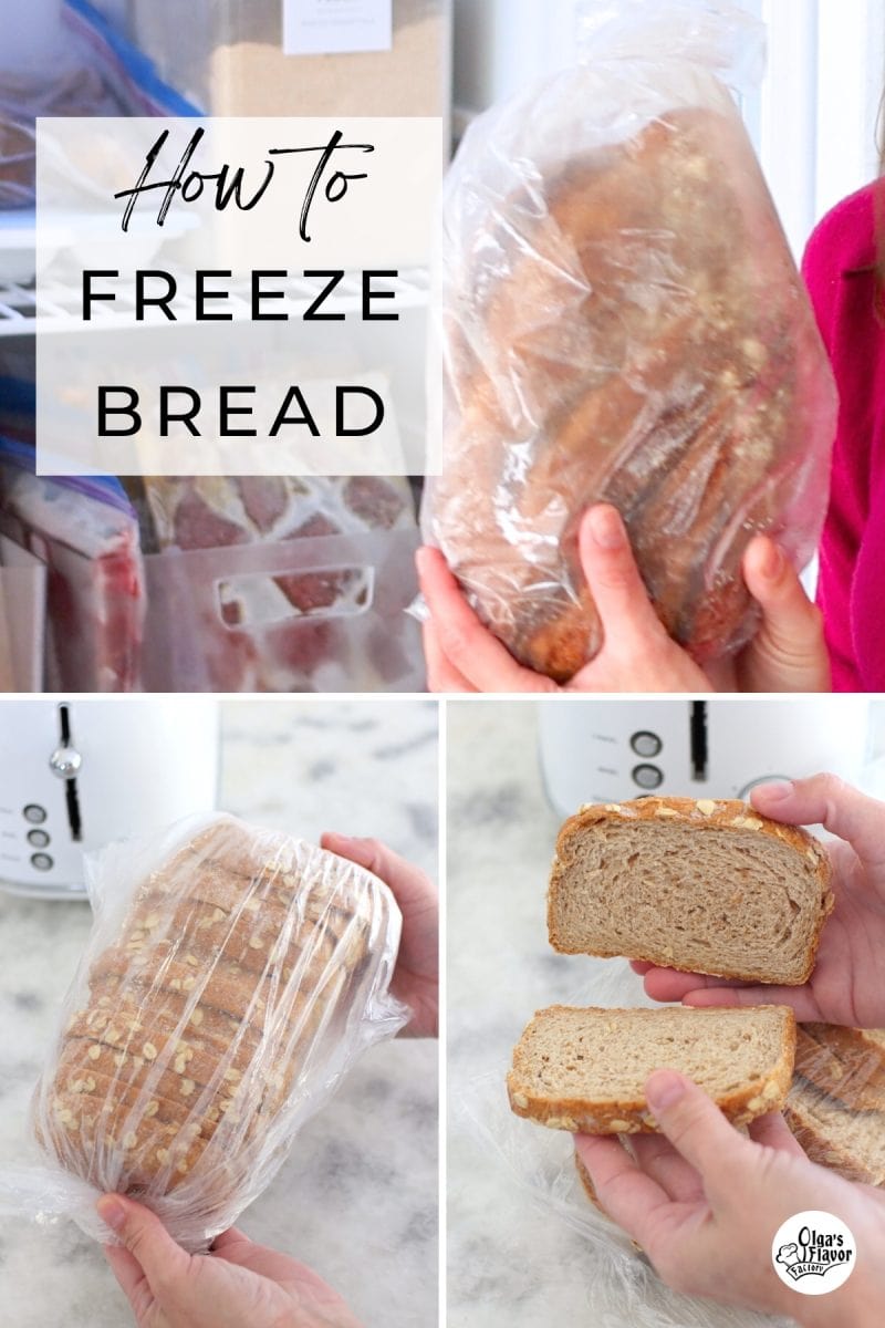 How to freeze bread
